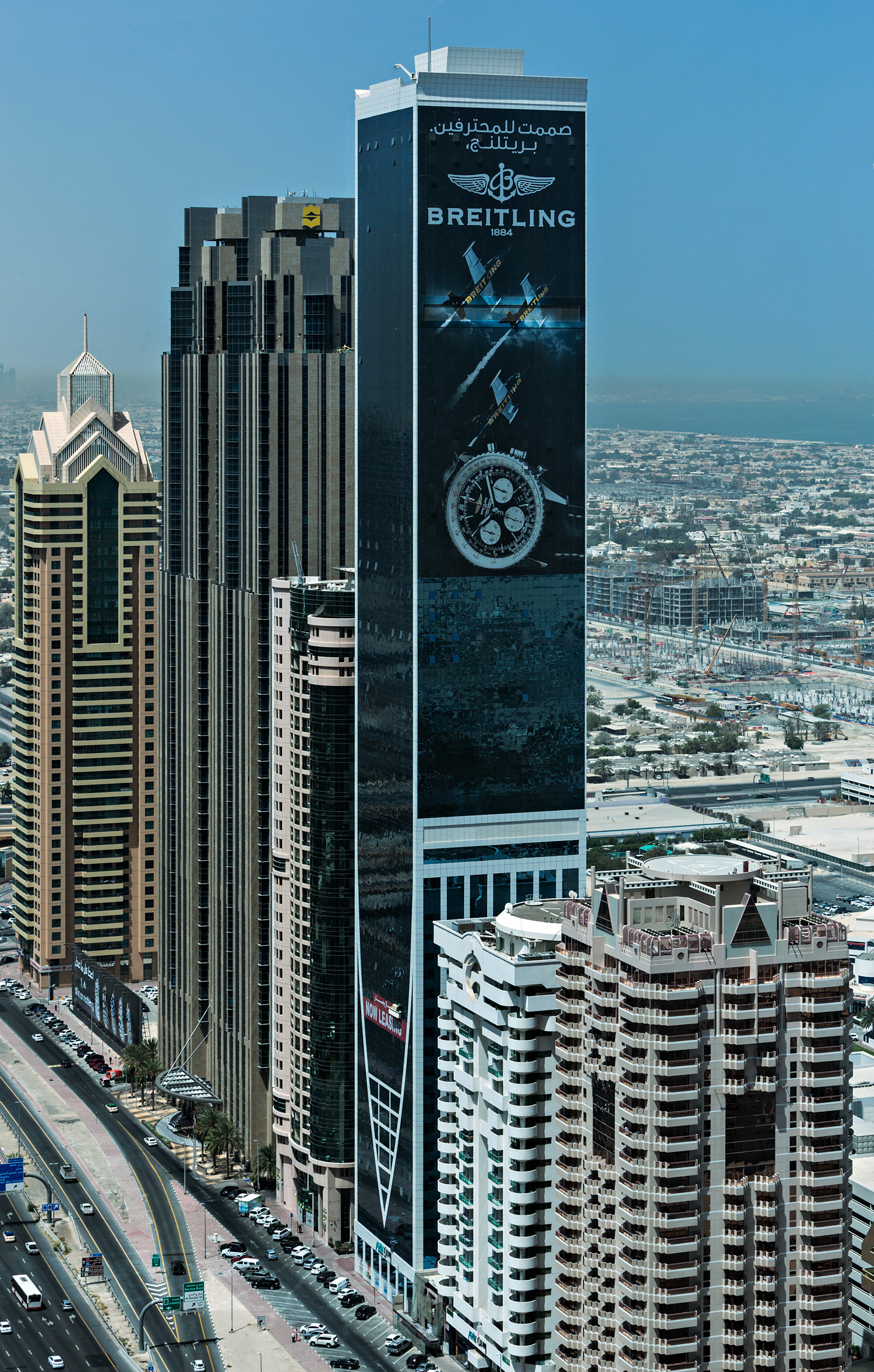 ASPIN Tower, Dubai - View from Rose Rayhaan Hotel. © Mathias Beinling